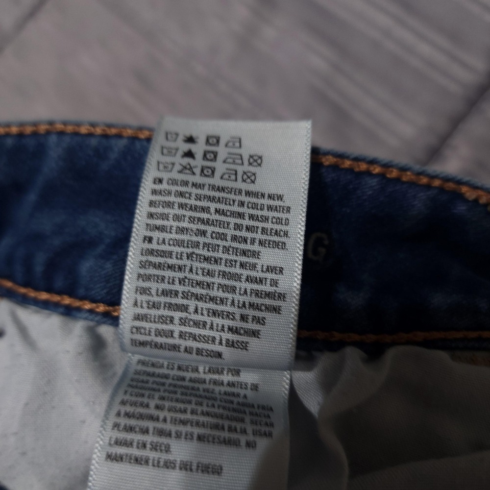 American Eagle Outfitters Jeans Womens 6 Blue Super Stretch Jegging 30 Inseam - Picture 12 of 16